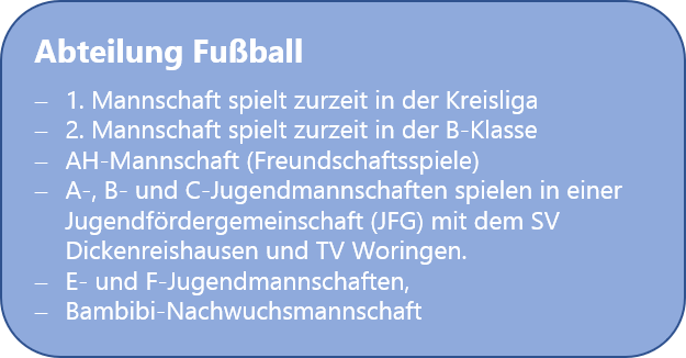 Sportangebot Fußball